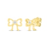 Thumbnail Image 1 of Diamond Bow Stud Earrings 1/20 ct tw 10K Yellow Gold