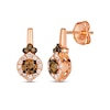 Thumbnail Image 1 of Le Vian Diamond Earrings 5/8 ct tw 14K Strawberry Gold