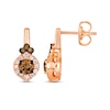 Thumbnail Image 3 of Le Vian Diamond Earrings 5/8 ct tw 14K Strawberry Gold