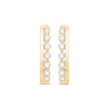 Thumbnail Image 2 of Diamond Hoop Earrings 1/5 ct tw 10K Yellow Gold