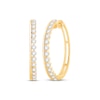 Thumbnail Image 1 of Diamond Hoop Earrings 3/4 ct tw 10K Yellow Gold