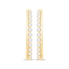 Thumbnail Image 2 of Diamond Hoop Earrings 1/3 ct tw 10K Yellow Gold