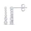 Thumbnail Image 1 of Diamond Graduated Drop Earrings 1/5 ct tw 10K White Gold