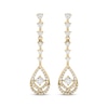 Thumbnail Image 2 of Love Entwined Diamond Drop Earrings 1/2 ctw 10K Yellow Gold