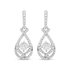 Thumbnail Image 2 of Love Entwined Diamond Dangle Earrings 1 ct tw 10K White Gold