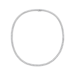 Men's Lab-Created Diamonds by KAY Tennis Necklace 8 ct tw 10K White Gold 20&quot;