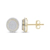 Thumbnail Image 0 of Multi-Diamond Oval Stud Earrings 1/3 ct tw 10K Yellow Gold