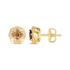 Thumbnail Image 3 of Le Vian Diamond Flower Earrings 1/2 ct tw 14K Honey Gold