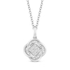 Thumbnail Image 0 of Hallmark Diamonds One Love Swirl Necklace 3/8 ct tw Sterling SIlver 18"