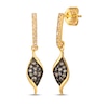 Thumbnail Image 1 of Le Vian Diamond Drop Earrings 1/3 ct tw 14K Honey Gold