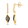 Thumbnail Image 3 of Le Vian Diamond Drop Earrings 1/3 ct tw 14K Honey Gold