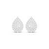 Thumbnail Image 2 of Multi-Diamond Pear-Shaped Stud Earrings 1 ct tw 10K White Gold