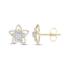 Thumbnail Image 1 of Diamond Twisted Star Stud Earrings 1/5 ct tw 10K Yellow Gold