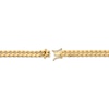 Thumbnail Image 3 of Solid Miami Cuban Curb Chain Necklace 6.93mm 10K Yellow Gold 22&quot;