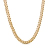 Thumbnail Image 1 of Hollow Cuban Curb Chain Necklace 9.3mm 10K Yellow Gold 22&quot;