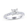 Thumbnail Image 0 of THE LEO Legacy Lab-Created Diamond Princess-Cut Engagement Ring 1-3/8 ct tw 14K White Gold