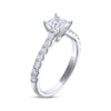 Thumbnail Image 1 of THE LEO Legacy Lab-Grown Diamond Princess-Cut Engagement Ring 1-3/8 ct tw 14K White Gold