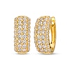Thumbnail Image 0 of Le Vian Diamond Four-Row Hoop Earrings 1-1/2 ct tw 14K Honey Gold