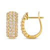 Thumbnail Image 2 of Le Vian Diamond Four-Row Hoop Earrings 1-1/2 ct tw 14K Honey Gold