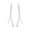 Thumbnail Image 1 of Diamond Threader Earrings 1/2 ct tw 10K White Gold