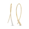 Thumbnail Image 1 of Diamond Threader Earrings 1/2 ct tw 10K Yellow Gold