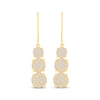 Thumbnail Image 2 of Multi-Diamond Graduated Drop Earrings 1 ct tw 10K Yellow Gold