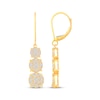 Thumbnail Image 3 of Multi-Diamond Graduated Drop Earrings 1 ct tw 10K Yellow Gold