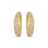 Thumbnail Image 2 of Le Vian Diamond Domed Hoop Earrings 1/2 ct tw 14K Honey Gold