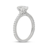 Thumbnail Image 2 of Neil Lane Artistry Heritage Oval-Cut Lab-Grown Diamond Engagement Ring 1-1/3 ct tw Platinum