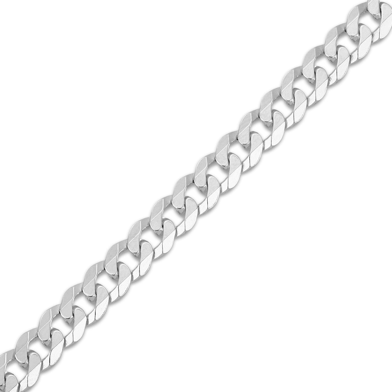 Main Image 2 of Solid Cuban Curb Chain Necklace 5.9mm Sterling Silver 22&quot;