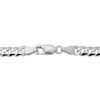 Thumbnail Image 3 of Solid Cuban Curb Chain Necklace 5.9mm Sterling Silver 22&quot;