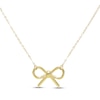 Thumbnail Image 1 of Bow Necklace 10K Yellow Gold 18&quot;