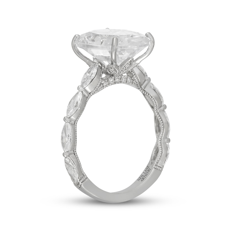 Neil Lane Artistry Oval-Cut Lab-Created Diamond Engagement Ring 6 ct tw 14K White Gold