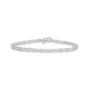 Thumbnail Image 1 of Diamond Swirl Link Bracelet 1/4 ct tw 10K White Gold 7&quot;