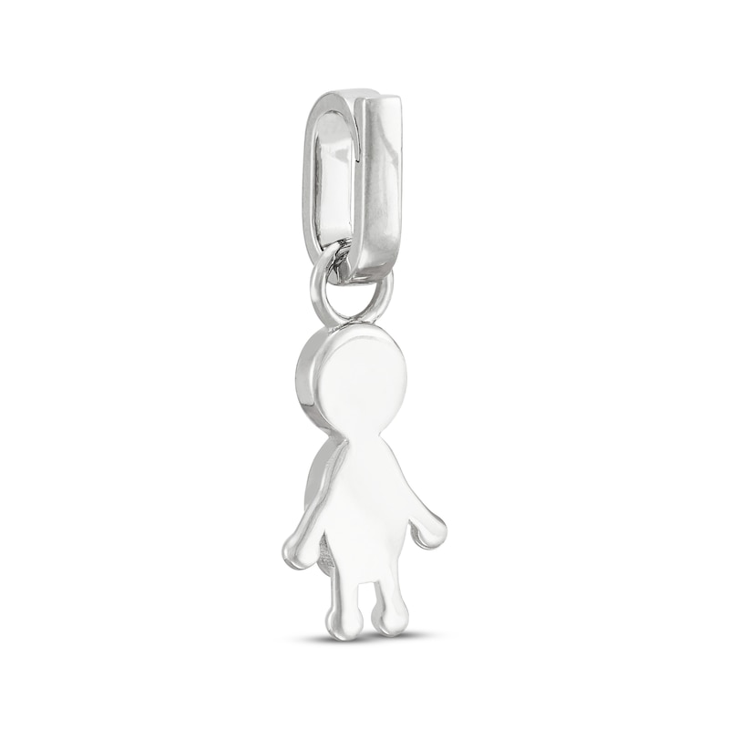 Main Image 4 of Charmed Memories Boy Charm Sterling Silver