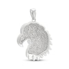 Thumbnail Image 4 of Men's Eagle Head Charm Sterling Silver