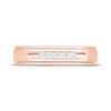 Thumbnail Image 3 of Now + Forever Men's Five-Stone Diamond Wedding Band 1/8 ct tw 10K Rose Gold