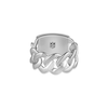 Thumbnail Image 3 of True Fans Kansas City Chiefs 1/10ct tw Diamond &quot;CHIEFS&quot; Chain Ring Sterling Silver