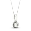 Thumbnail Image 4 of Diamond Solitaire Necklace 1/3 ct tw Round-cut 10K White Gold 18&quot; (I/I3)