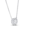 Thumbnail Image 1 of Lab-Created Diamonds by KAY Necklace 1/2 ct tw 14K White Gold 19" (F/SI2)