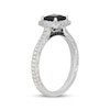 Thumbnail Image 2 of Neil Lane Princess-Cut Black & White Diamond Engagement Ring 1-3/8 ct tw 14K White Gold