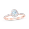 Thumbnail Image 0 of THE LEO First Light Diamond Oval-Cut Engagement Ring 3/4 ct tw 14K Rose Gold