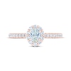 Thumbnail Image 2 of THE LEO First Light Diamond Oval-Cut Engagement Ring 3/4 ct tw 14K Rose Gold