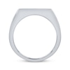 Thumbnail Image 2 of Men's Diamond Double Row Wedding Ring 2 ct tw 10K White Gold