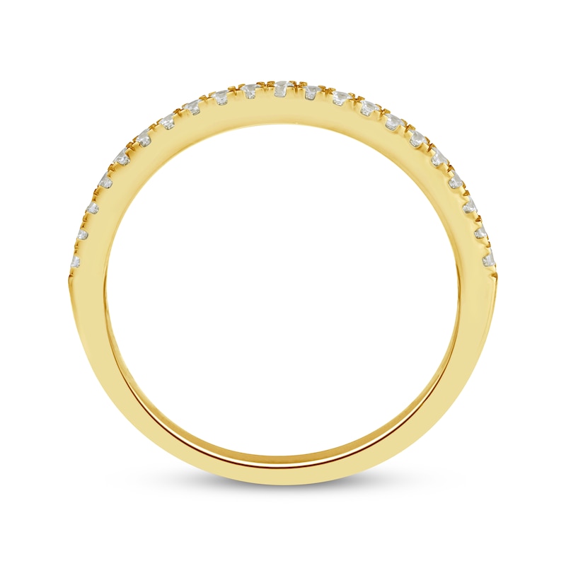 Threads of Love Lab-Grown Diamond Wedding Band 1/5 ct tw 14K Yellow Gold