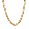 Thumbnail Image 1 of Hollow Cuban Curb Chain Necklace 9.3mm 10K Yellow Gold 24&quot;