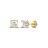 Thumbnail Image 0 of THE LEO Legacy Lab-Created Diamond Princess-Cut Solitaire Stud Earrings 1 ct tw 14K Yellow Gold (F/VS2)