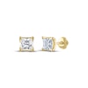 Thumbnail Image 1 of THE LEO Legacy Lab-Grown Diamond Princess-Cut Solitaire Stud Earrings 1-1/2 ct tw 14K Yellow Gold (F/VS2)