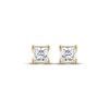 Thumbnail Image 2 of THE LEO Legacy Lab-Grown Diamond Princess-Cut Solitaire Stud Earrings 1-1/2 ct tw 14K Yellow Gold (F/VS2)