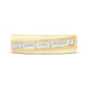 Thumbnail Image 3 of Men's Diamond Diagonal Row Wedding Band 1/2 ct tw 10K Yellow Gold